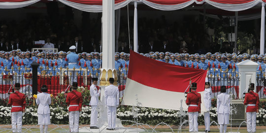 Pertama kalinya, Presiden Joko Widodo pimpin detik-detik Proklamasi