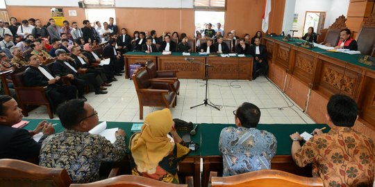 Memantau sidang praperadilan OC Kaligis