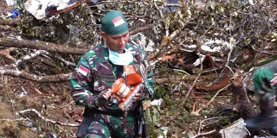 Ini lokasi ditemukan kotak hitam Trigana Air