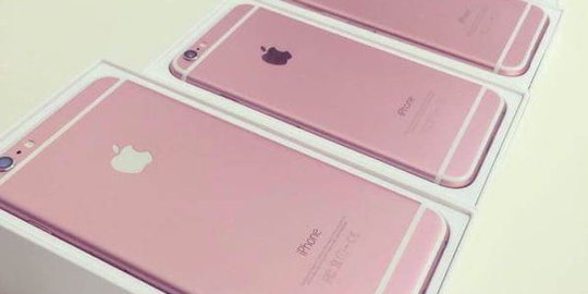 Apple siapkan warna 'merah muda' untuk iPhone 6S?