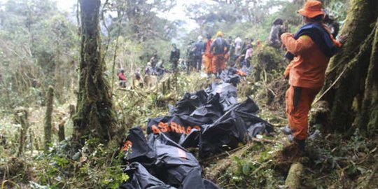 Tantangan berat tim SAR evakuasi korban Trigana Air di hutan Papua