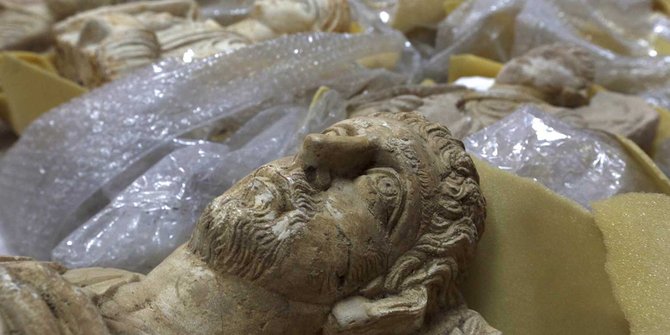 Ribuan benda warisan sejarah Suriah disimpan aman dari tangan ISIS