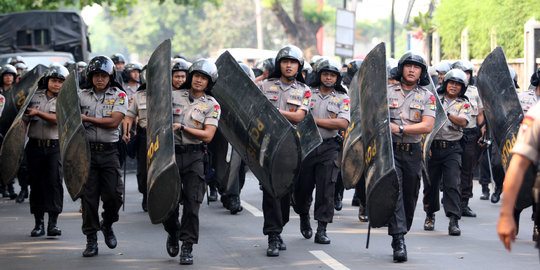 Ratusan polisi demo Kapolres Sorong Selatan karena sunat anggaran