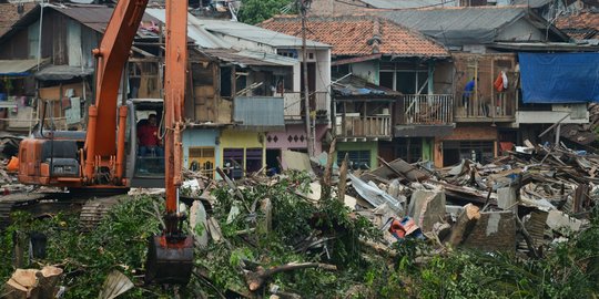 Penggusuran Kampung Pulo tahap dua berlangsung kondusif