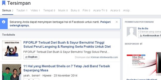 untuk dibaca kemudian
