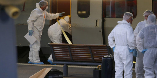 Penembakan di kereta Amsterdam-Paris, tiga orang luka serius