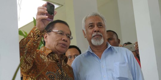 Keakraban Menteri Rizal Ramli sambut kunjungan Xanana Gusmao