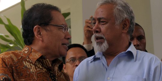 Sama-sama eks tahanan politik Orde Baru, Rizal Ramli & Xanana kompak