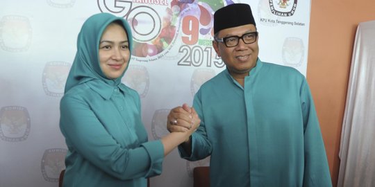 Kisah Airin-Benyamin selalu mendapat nomor buntut di 2 Pilkada