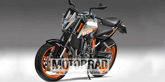 KTM bakal produksi motor 800cc, rilis 2016
