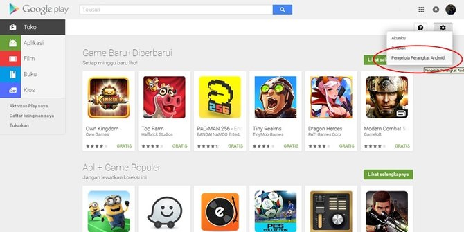 cara temukan smartphone hilang lewat google play