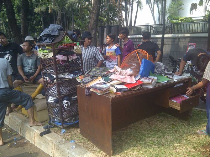 kebakaran di komplek widya chandra