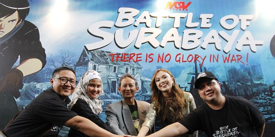 Teladani pahlawan, pelajar nonton film 'Battle of Surabaya'