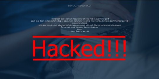 Polemik website revolusi mental Menko Puan yang langsung jebol