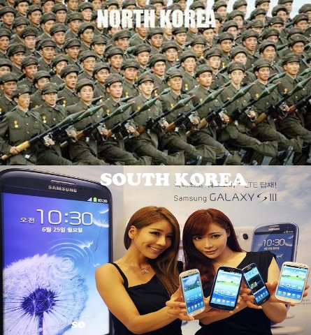 meme tentara korut vs korsel