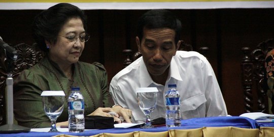 Jokowi dan Megawati kompak salahkan asing penyebab rupiah melemah