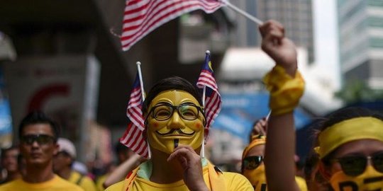 16 orang keracunan minuman saat demo Bersih 4 di Malaysia