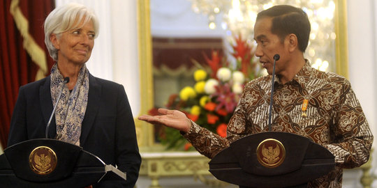Temui Jokowi, IMF puji ekonomi Indonesia masih cukup baik