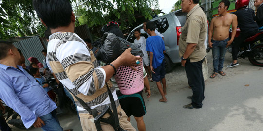 Gerebek kampung narkoba di Makassar, polisi sita brangkas bandar