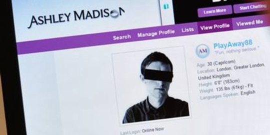 Data di situs selingkuh Ashley Madison bocor, dua klien bunuh diri