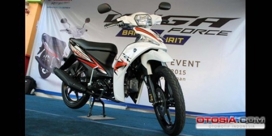 Pasang rem cakram di bebek  baru Yamaha harga  beda Rp 1  