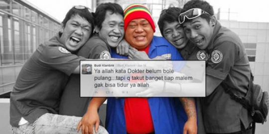 Inilah kicauan terakhir Budi Klantink sebelum berpulang