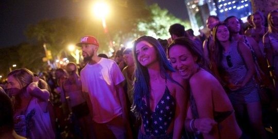 Yang cantik dan seksi di festival musik Made in America