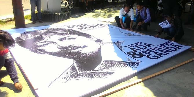 Aktivis HAM gelar aksi solidaritas Munir di Banda Aceh