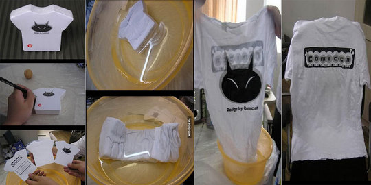 Kaos ajaib, ukurannya kecil direndam pakai air bisa mengembang