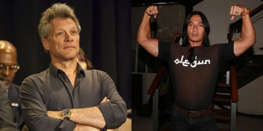 Di Indonesia ternyata ada kembaran Bon Jovi, namanya Agung