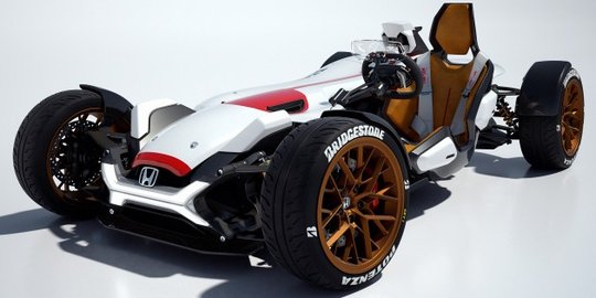 Ini wujud Honda Project 2&4, perpaduan antara mobil, motor MotoGP
