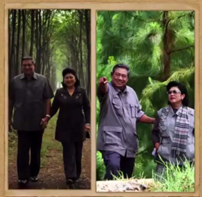 Ini puisi mesra Ani Yudhoyono di hari ulang tahun SBY 