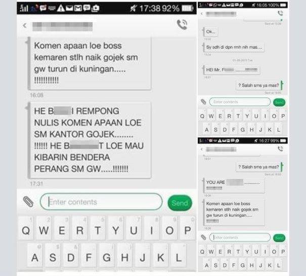 privasi pelanggan ojek online