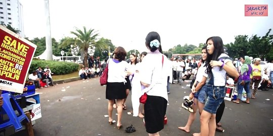 sampai siang pendemo ini protes tak dapat konsumsi rev2