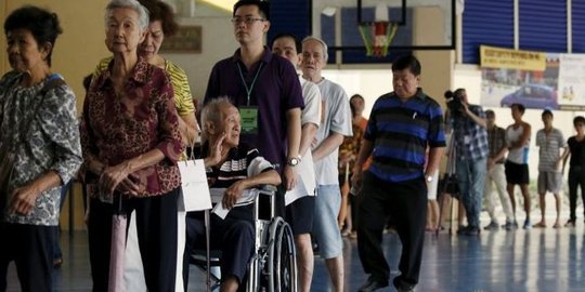Singapura gelar pemilu, partai berkuasa diramal belum tergeser