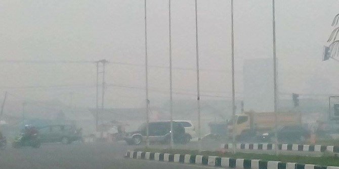 65% Sumatera tertutup asap, di Kuala Lumpur kondisi udara tak sehat