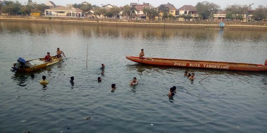 Sudah dilarang ibu, Ikbal tenggelam saat berenang di Sungai Cisadane