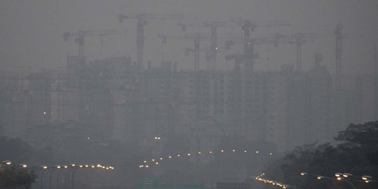 Kabut asap dari Sumsel kotori langit provinsi lain hingga Singapura