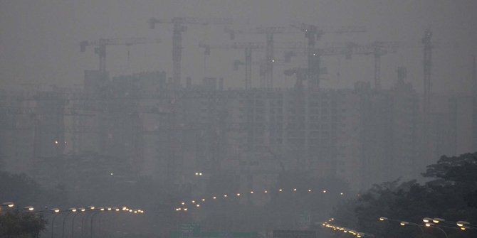 Kabut asap dari Sumsel kotori langit provinsi lain hingga Singapura
