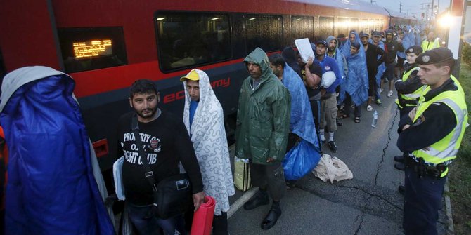 Jumlah pengungsi tak terkendali, Jerman tutup rel dari Austria