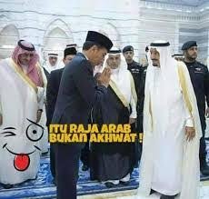 jokowi bertemu raja arab