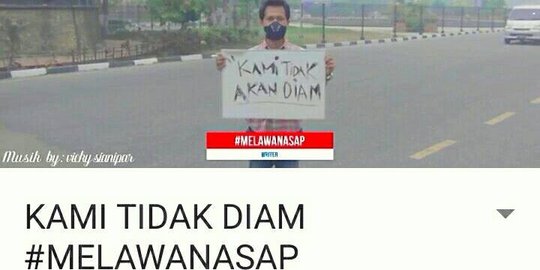 [Video] Ini ungkapan hati masyarakat Riau yang diselimuti asap tebal