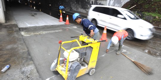 Kota Tangerang macet karena perbaikan jalan, ini titik-titiknya