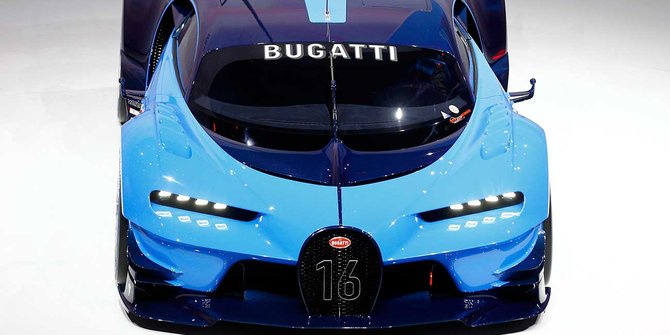 Sangarnya Bugatti Vision Gran Turismo Konsep di Frankfurt