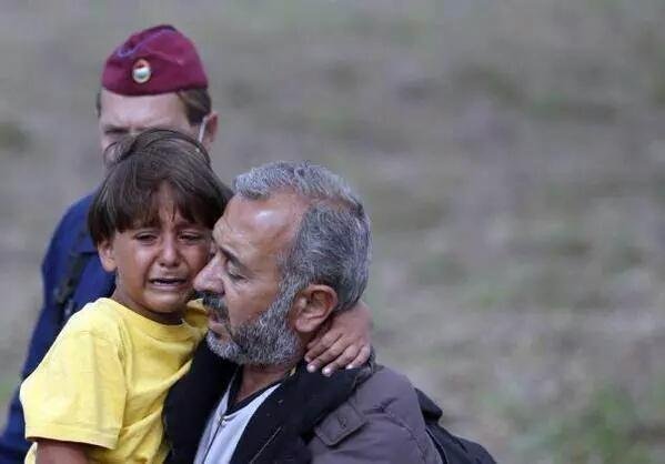 osama abdel muhsen alghadab pengungsi yang ditendang juru kamera hungaria