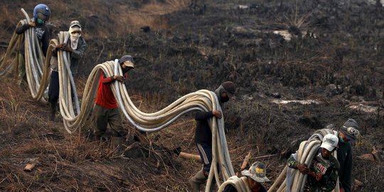 50 Penyidik Mabes Polri usut kebakaran lahan dan hutan di Sumsel