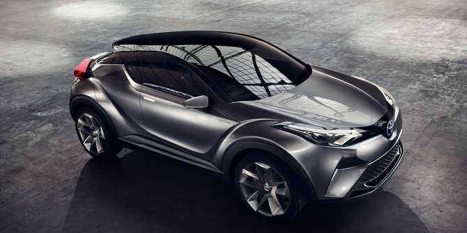 Inilah wujud Toyota C-HR Concept, keren dan 'menakutkan'!