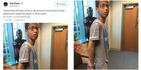 Akibat stereotip muslim, anak SMA ditangkap pasca buat jam mirip bom