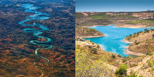 Melihat dari dekat sungai 'naga biru' Portugal yang hebohkan China