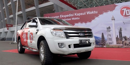 Ini mobil Ekspedisi Kapsul Waktu pembawa mimpi rakyat Indonesia